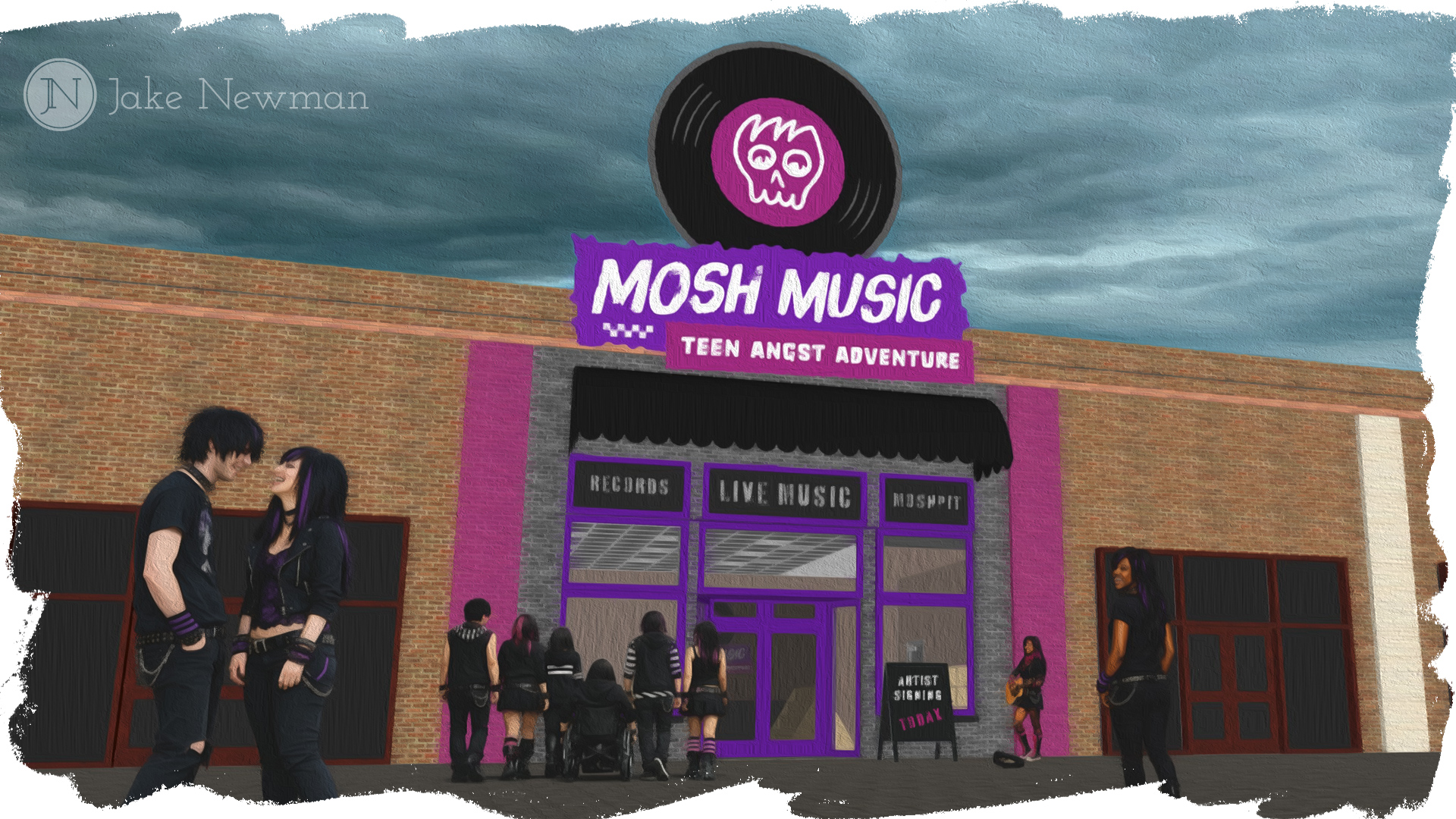 Mosh Music Teen Angst Adventure